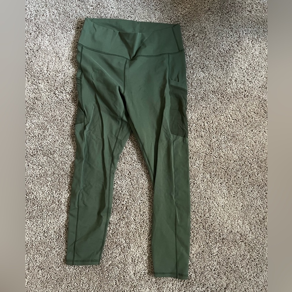 Fabletics Olive Green High-Waist Leggings